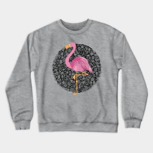 Floral Flamingo Crewneck Sweatshirt